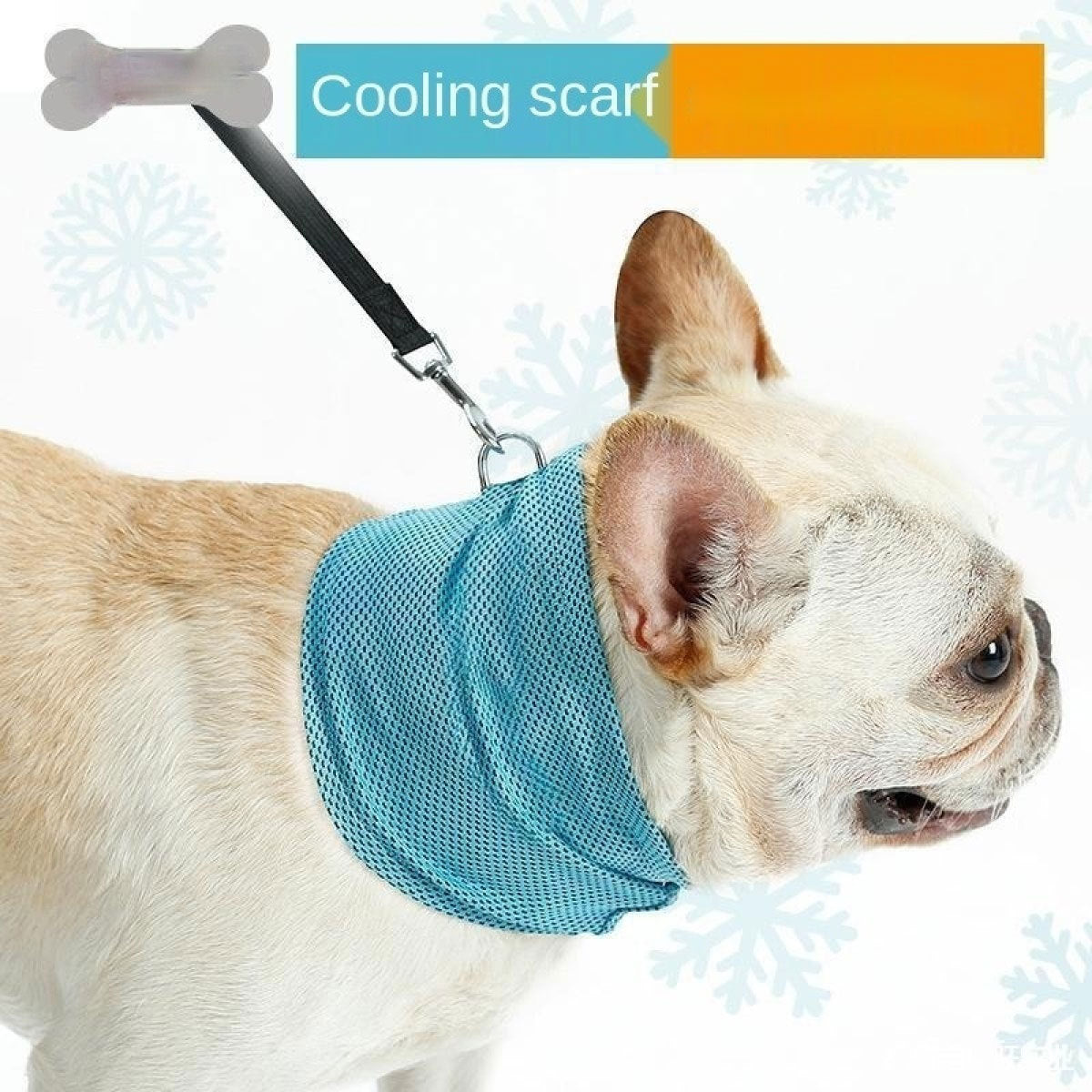 New Instant Cooling Pet Bandana Dog Scarf Summer Cooling Towel Wrap Dog Collar