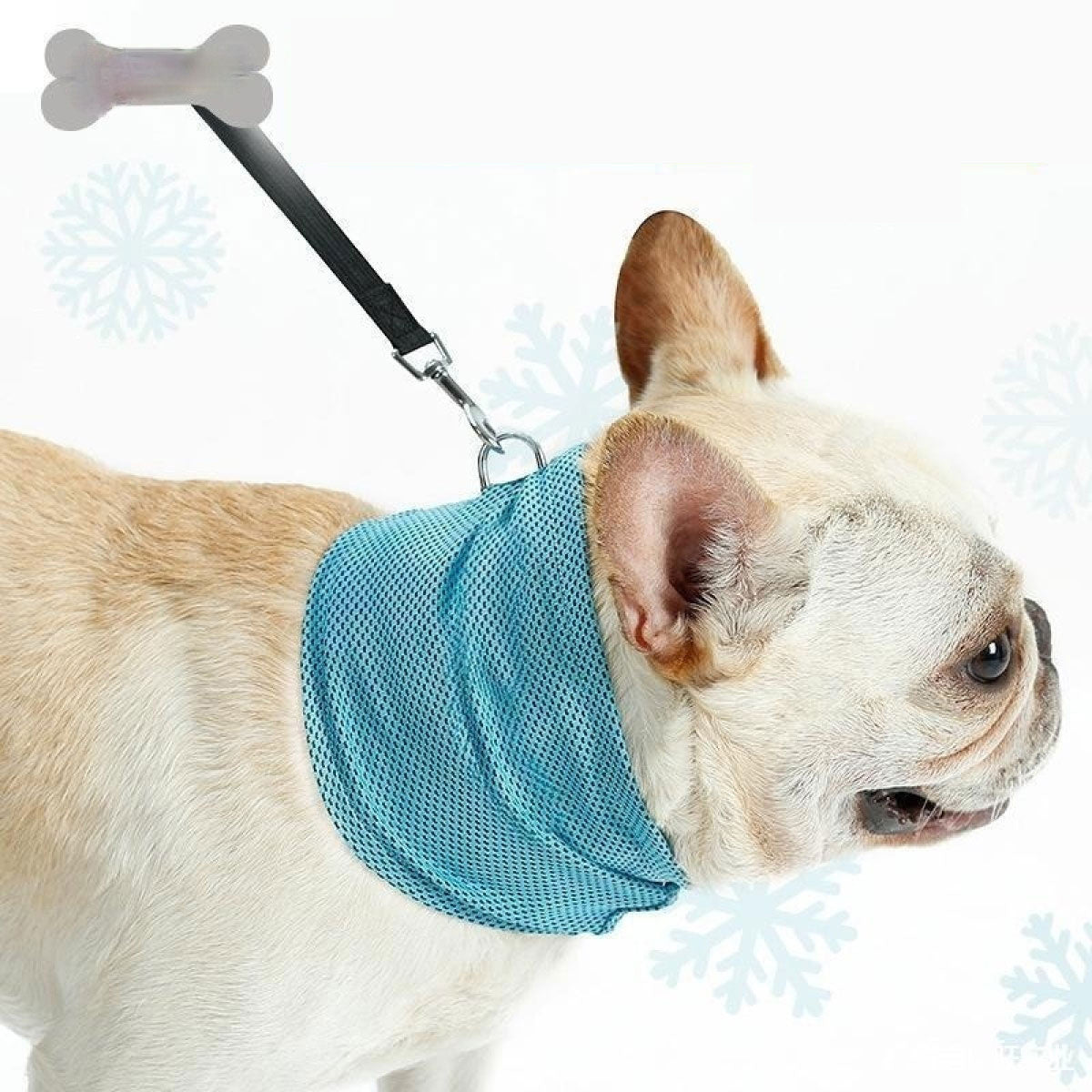 New Instant Cooling Pet Bandana Dog Scarf Summer Cooling Towel Wrap Dog Collar