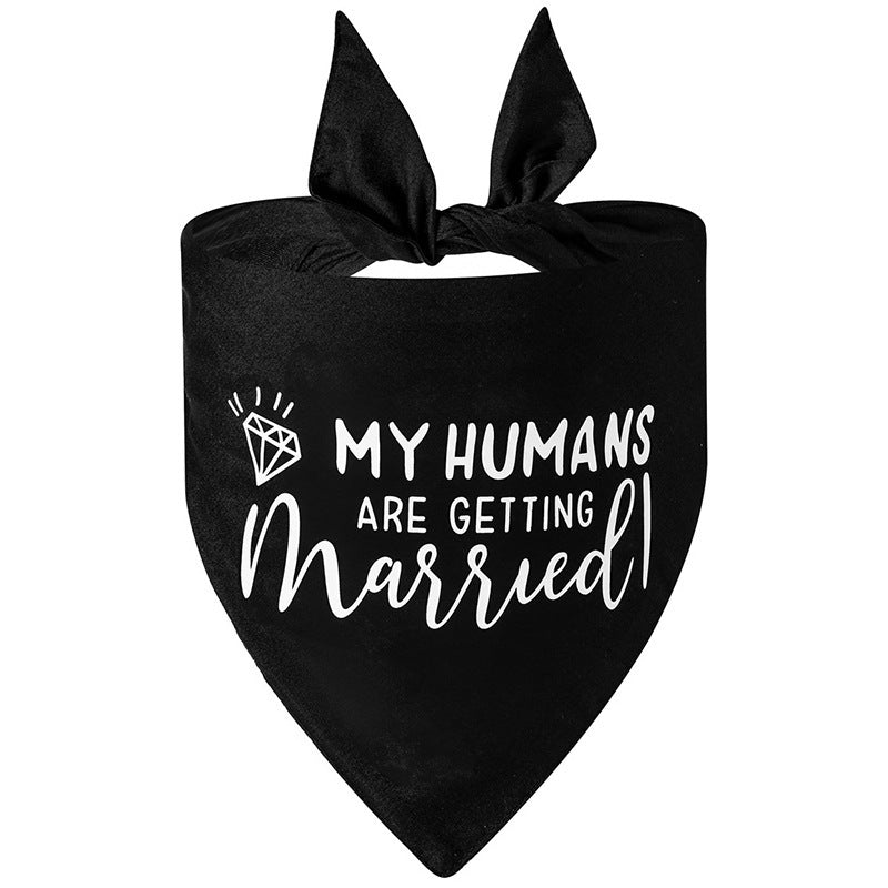 Dog Wedding Bandana My Humans Are Getting Married She Said