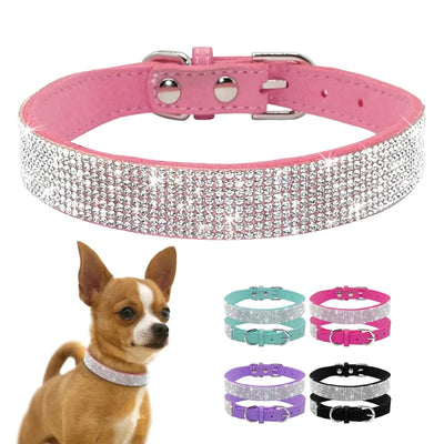 Puppy Cat Collars Adjustable Leather Bowknot