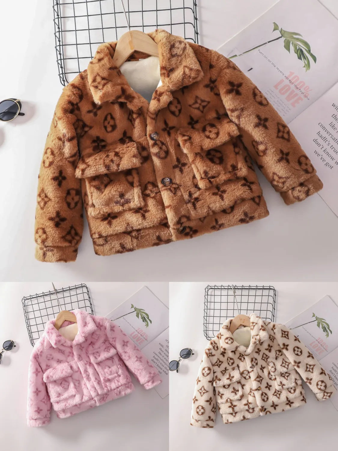 Fashion Coat Jacket for Kid Size 2Y-11Y