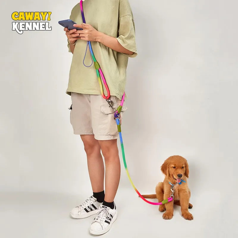 Reflective Nylon Leashes Pet Dogs Chain